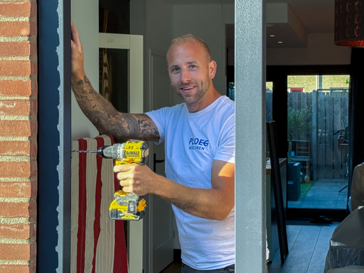 Robin actief als monteur bij Ploeg