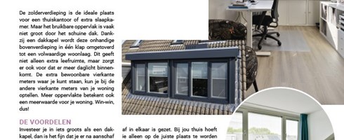 Een dakkapel: dé oplossing voor meer woonruimte