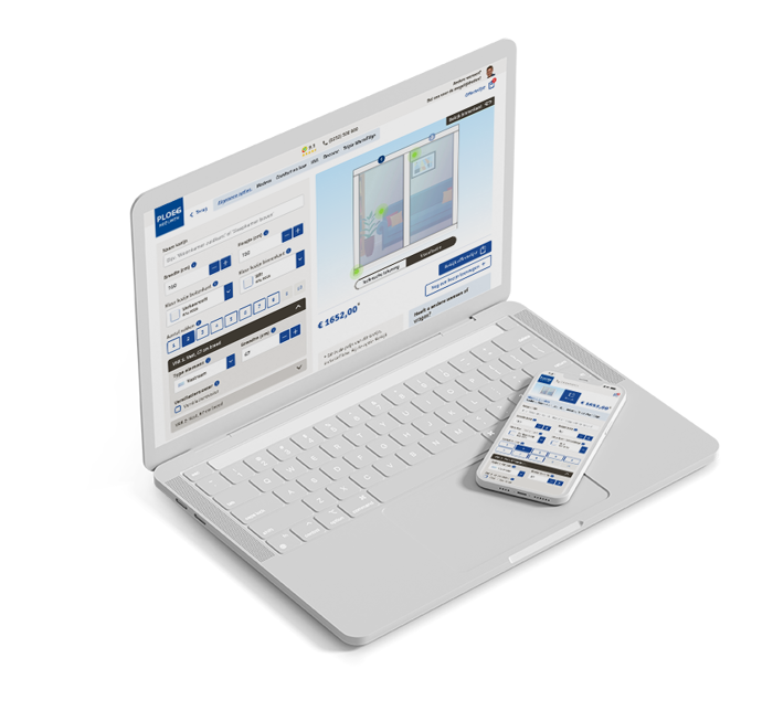 Ploeg Kozijnen Configurator Scene Mockup Website