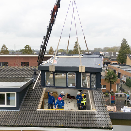 Dakkapel plaatsen bij Vlietestein in Nieuw-Vennep