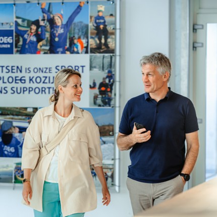 Kijken in de showroom